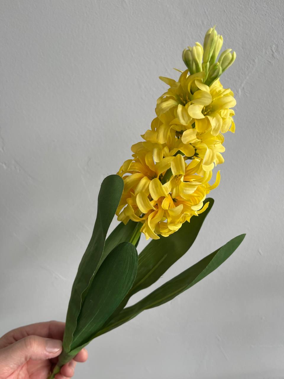 Гиацинт искусственный Желтый (0213) - фото 3