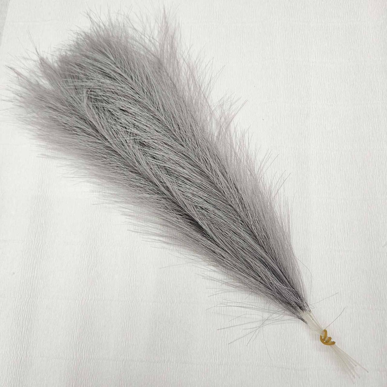 Трава штучна пампасна Букет 10 гілок Сірий (2034207977) - фото 1