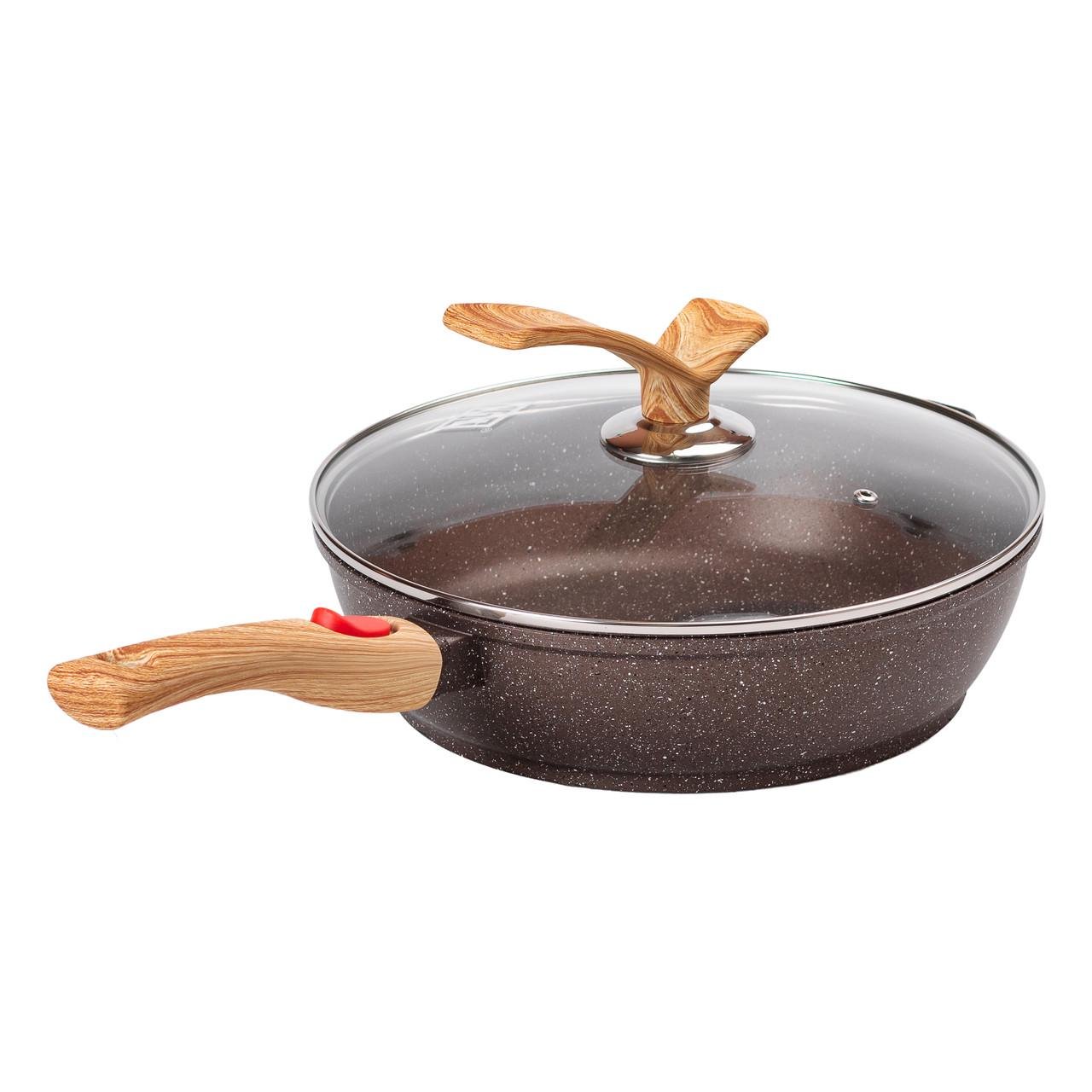 Сковорода універсальна MGC алюмінієва 28 см зі знімною ручкою - фото 6 Сковорода універсальна MGC алюмінієва 28 см зі знімною ручкою - фото 6