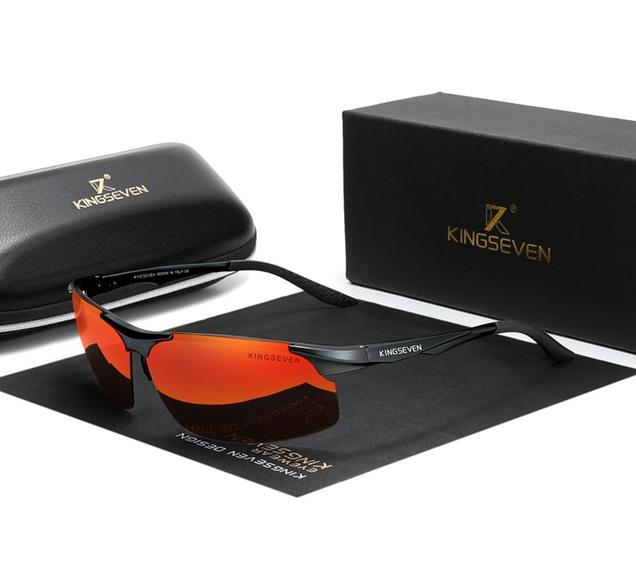 Солнцезащитные очки для водителей KINGSEVEN DESIGN Спорт с поляризованными линзами Красный (N9126)