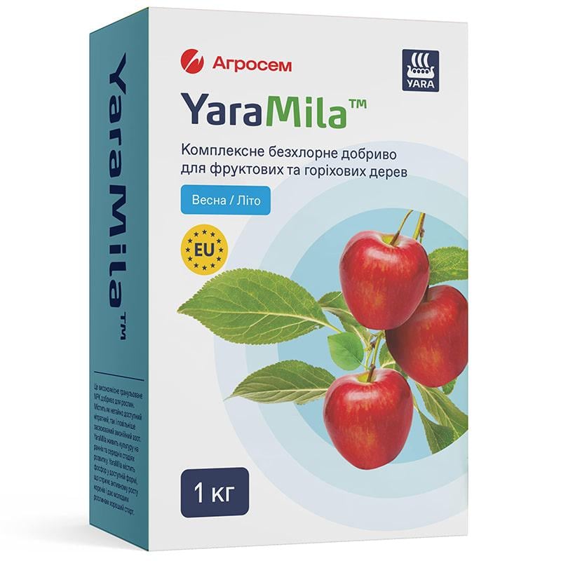 Удобрение YaraMila для фруктовых и ореховых деревьев весна-лето 1 кг (00048)