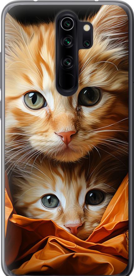 Чехол на Xiaomi Redmi Note 8 Pro Котики 2 (5664u-1783-42517)
