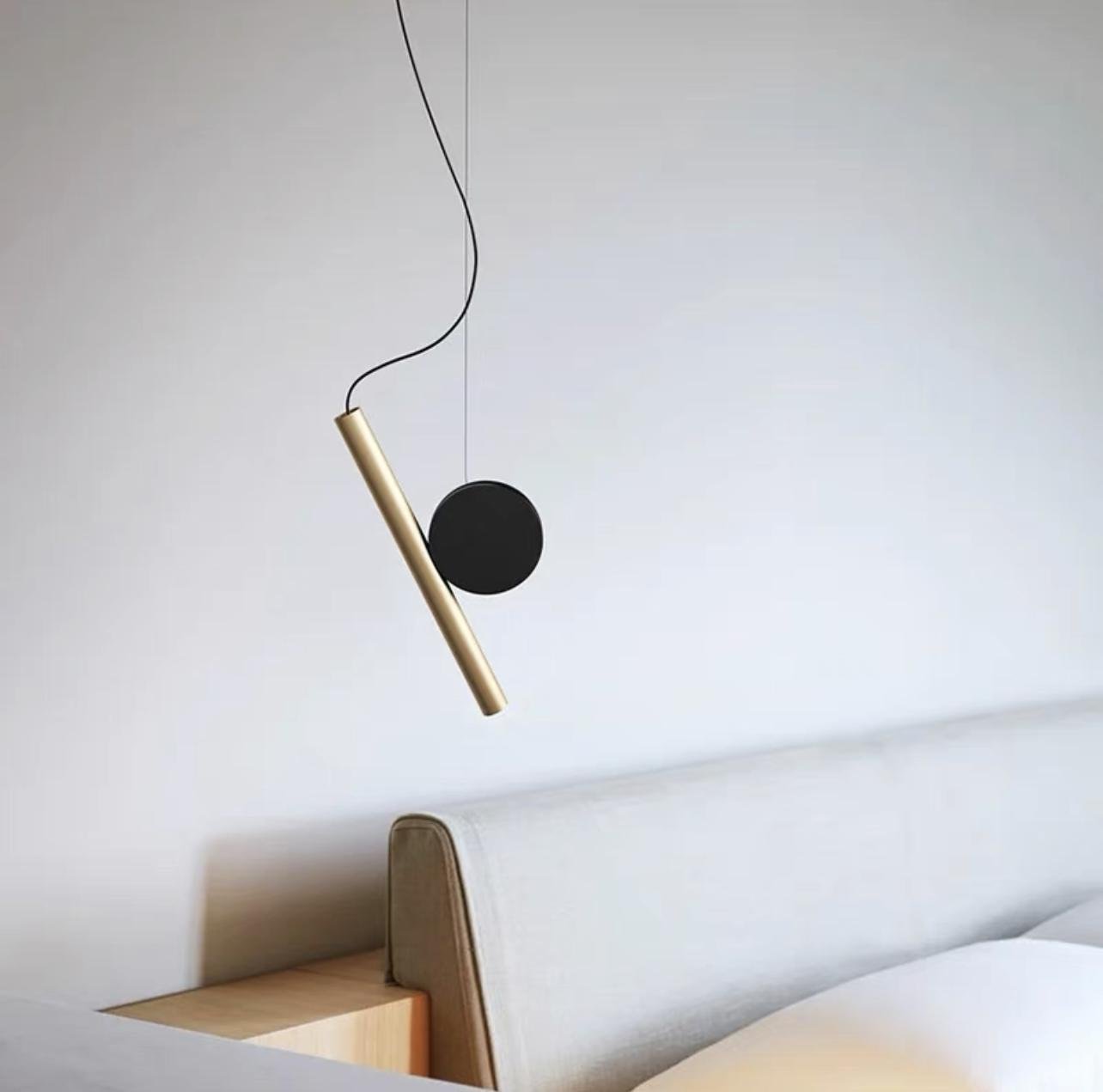 Люстра Tube Led (058884/1gd-bk-Romin-TS)