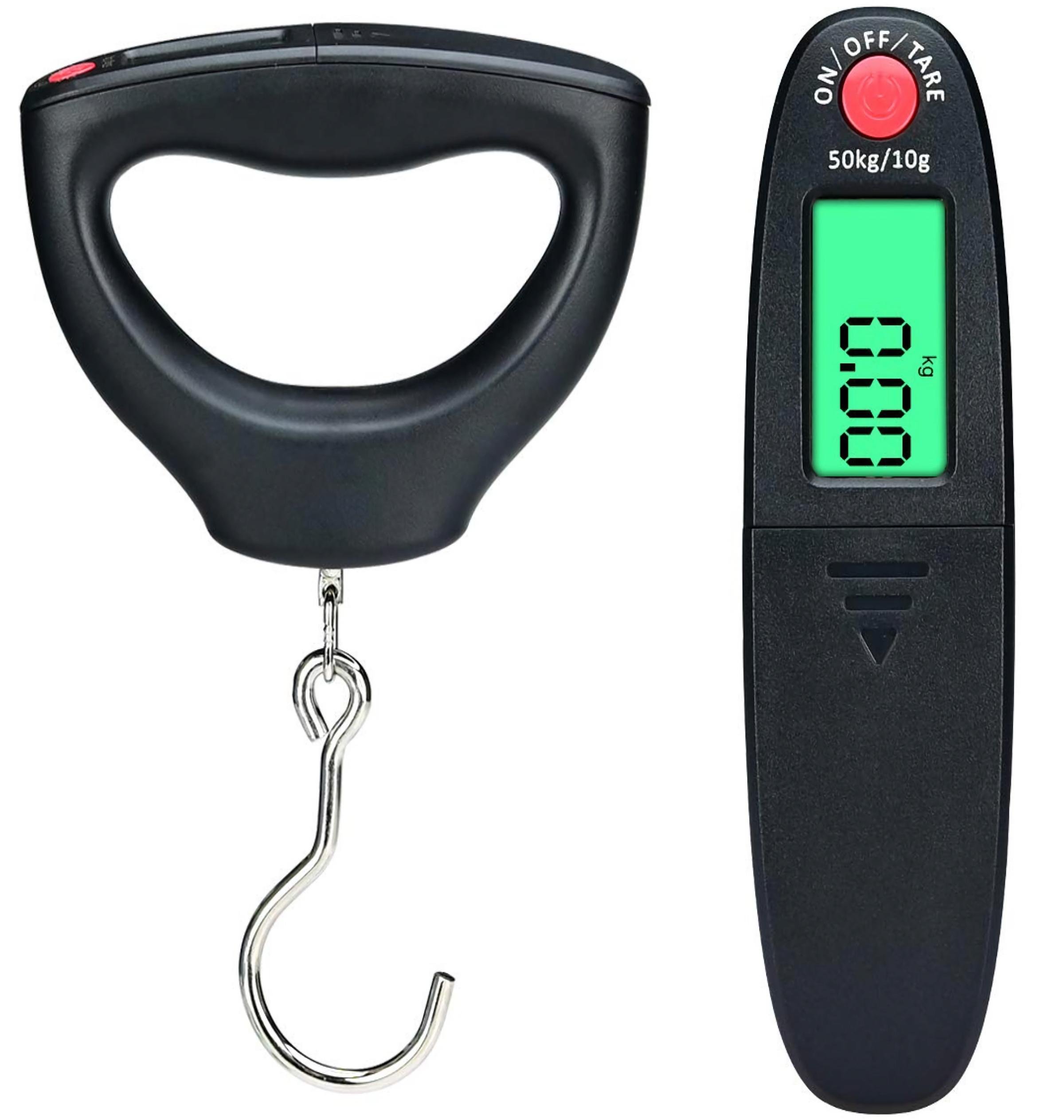 Ваги кантерні для багажу Kayfovo WH-A24 ручні з обв'язувальним ременем до 50 кг Black (29131) Ваги кантерні для багажу Kayfovo WH-A24 ручні з обв'язувальним ременем до 50 кг Black (29131)