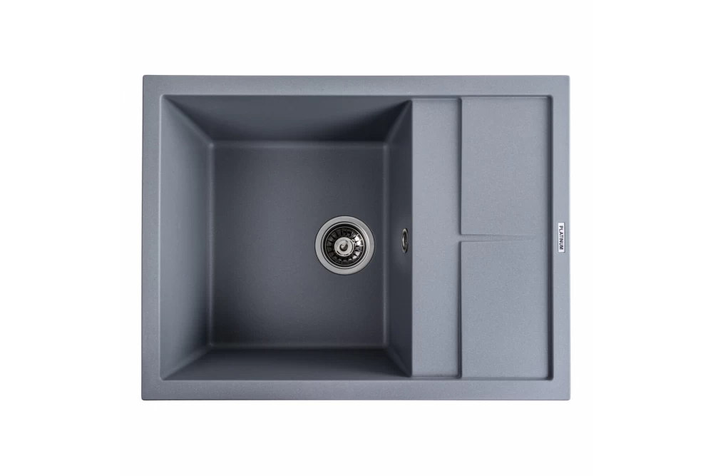 Мойка для кухни Platinum Lotos 6550 Серый металлик (374421) Мойка для кухни Platinum Lotos 6550 Серый металлик (374421)