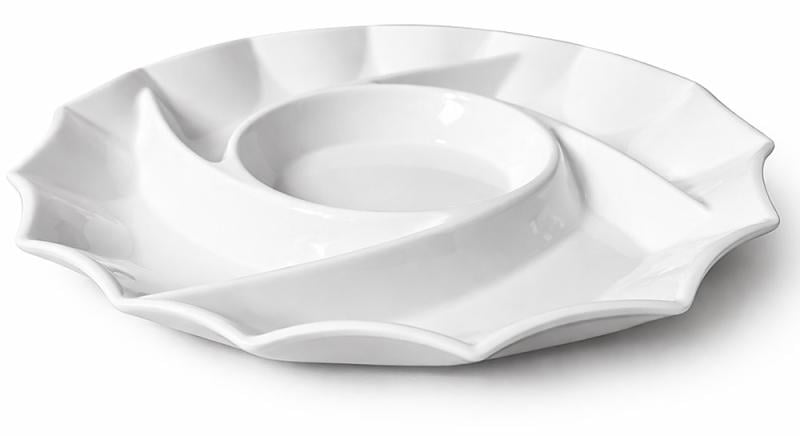 Минажница круглая 5 ты секционная White City Star 31 см