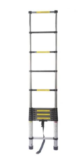 Сходи телескопічні із хромомолібденової сталі до 150 кг 2.7 м (75688) Сходи телескопічні із хромомолібденової сталі до 150 кг 2.7 м (75688)
