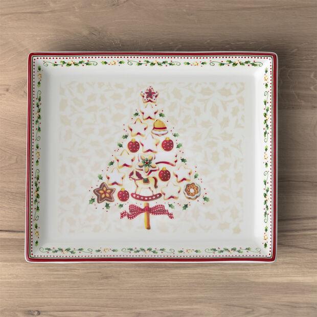 Блюдо сервировочное Villeroy & Boch Winter Bakery Delight новогоднее прямоугольное прямоугольное 22,5 см (1486122856)
