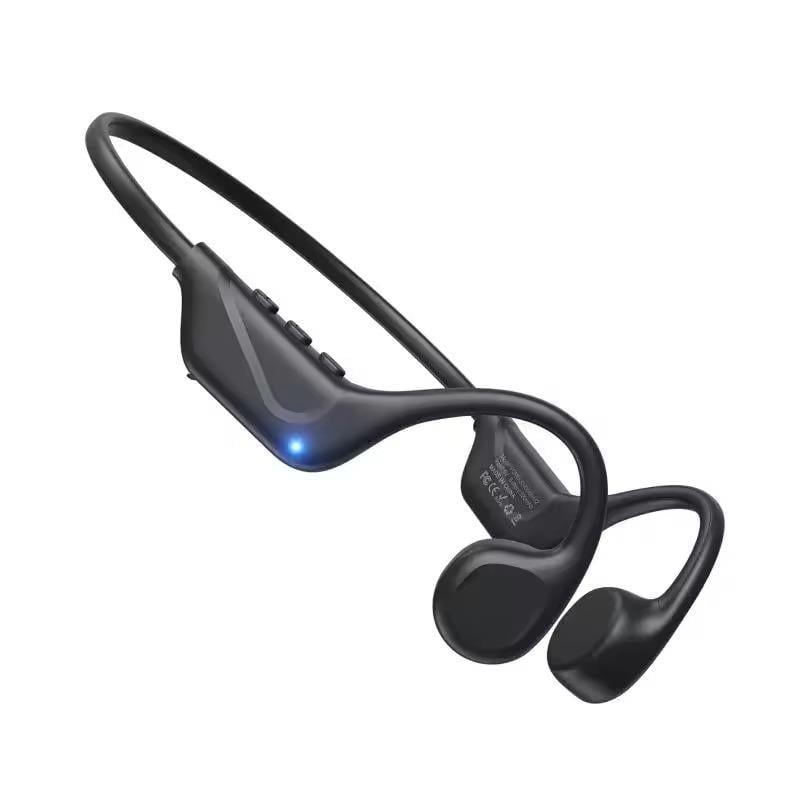 Наушники беспроводные с костной проводимостью Open-Ear S1 Bluetooth 5.4 спортивные с микрофоном IPX5 Черный (SKU-136)
