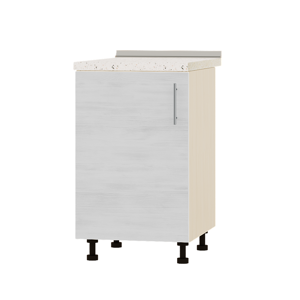 Шкаф нижний Эверест Оптима модуль Низ Н83-500 50х47х85 см Северное дерево светлое/Дуб Молочный (04053)