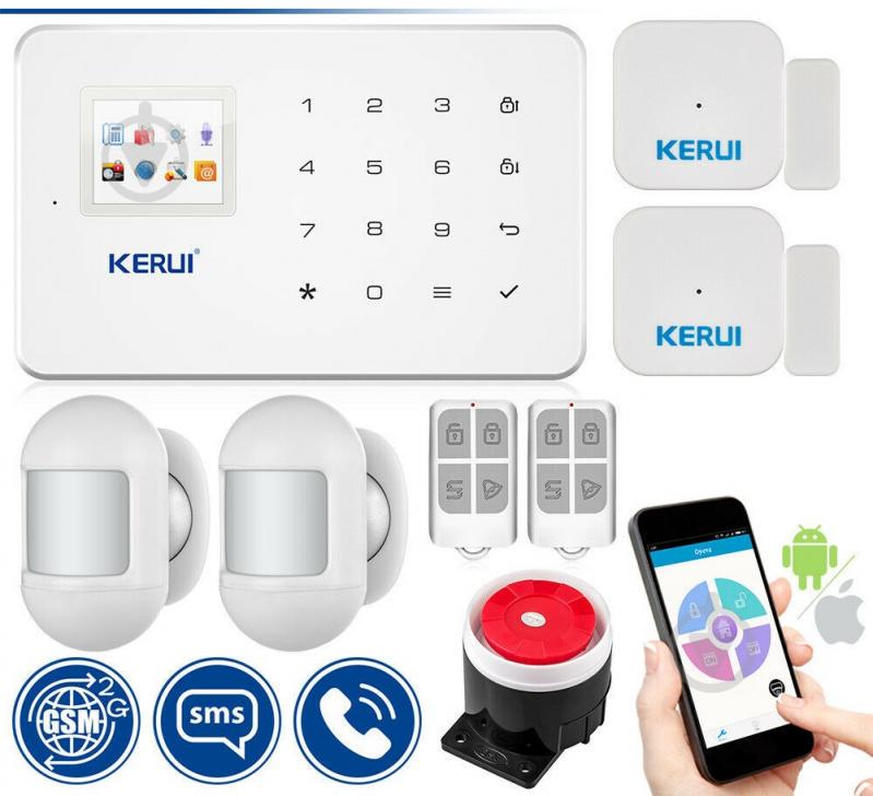 Комплект беспроводной GSM сигнализации Kerui G18 elite (FJDJYDYR6S7F9DK)