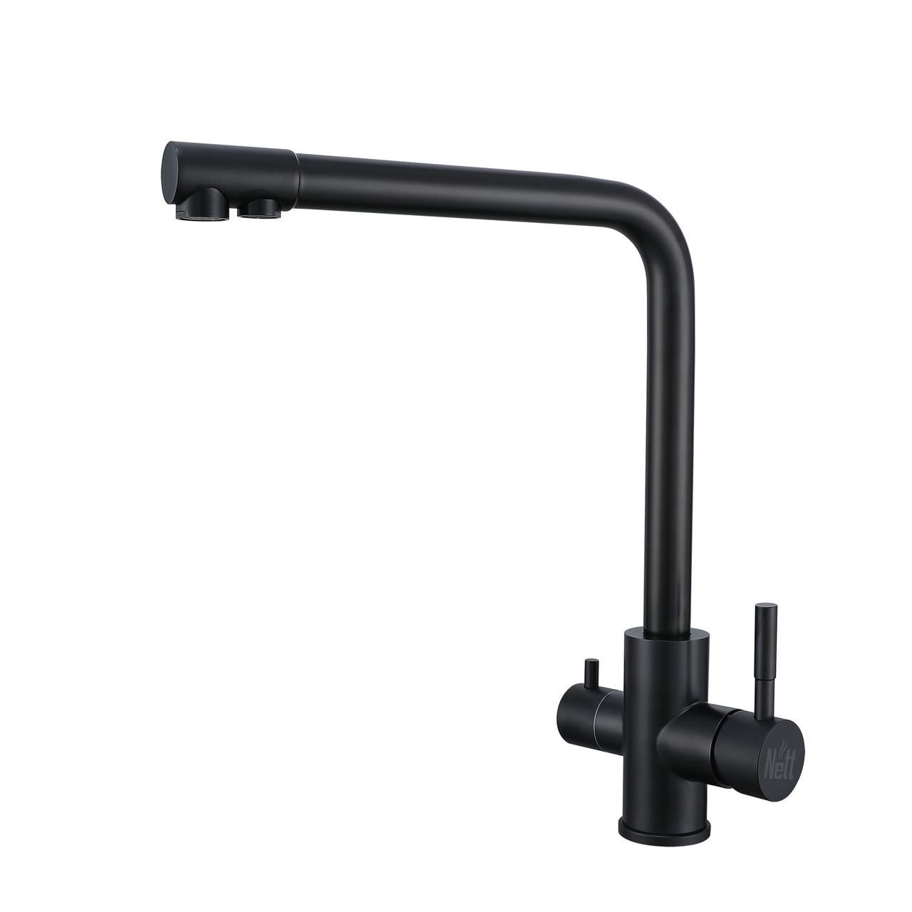 Смеситель кухонный Nett FB-33 Frosh на две воды Черный (2999642909)