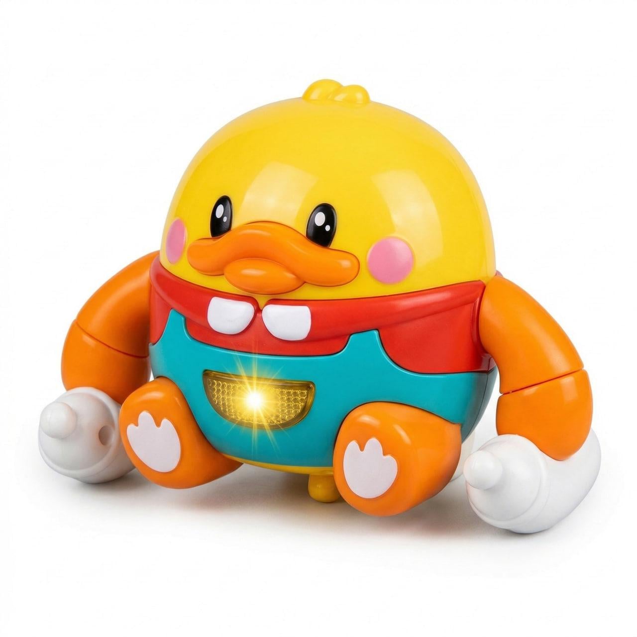 Інтерактивна іграшка WToys Качечка 14506 стрибаючий з підсвічуванням та піснями українською