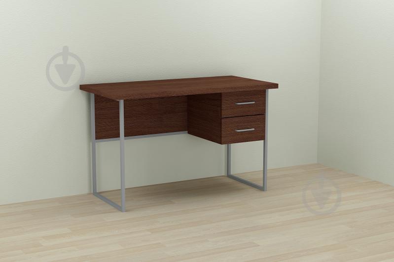 Комп'ютерний стіл Ferrum-decor Дакота 75x140x70 сірий ДСП Венге 32мм