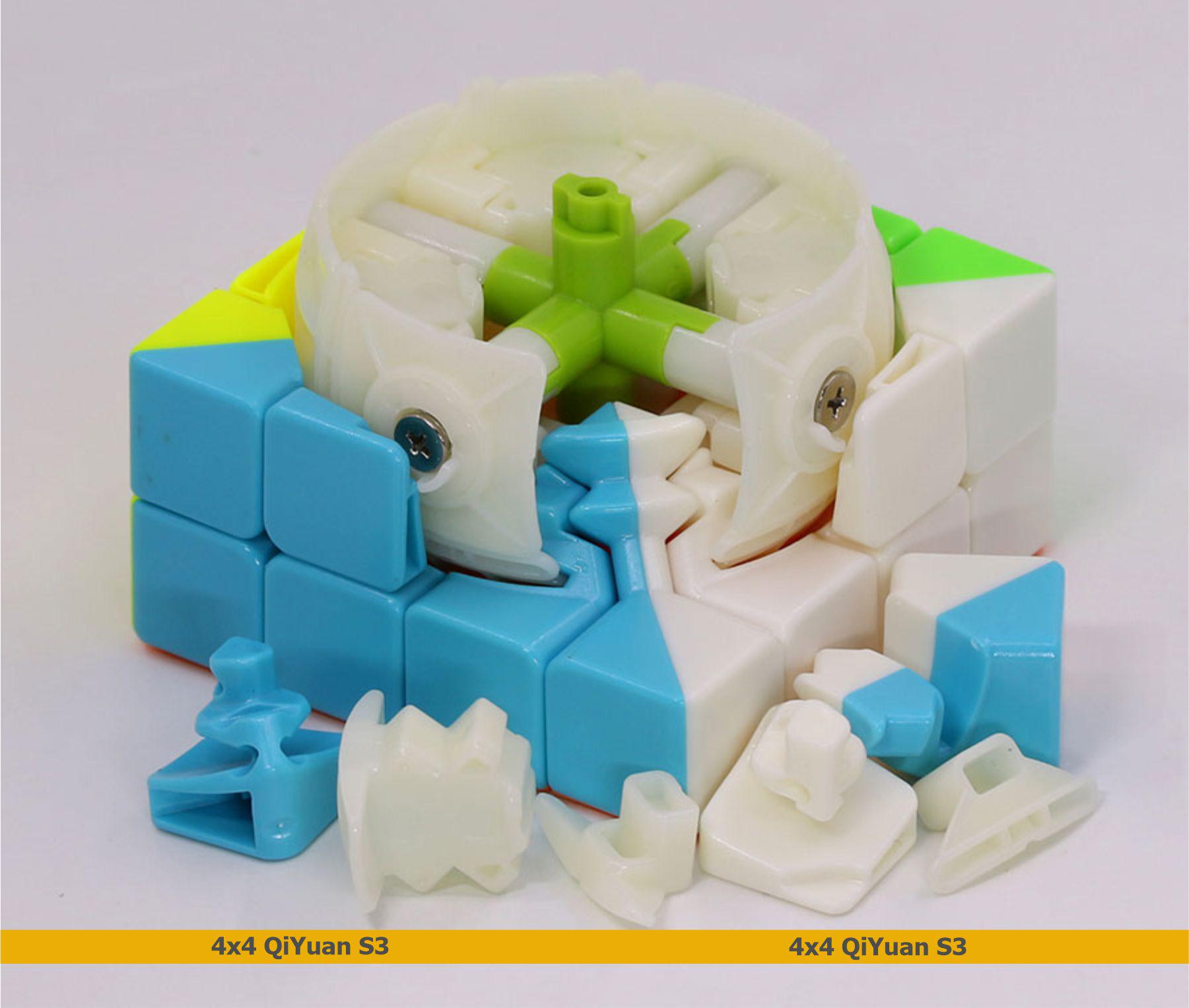 Головоломка кубик QiYi QiYuan S3 4x4 stickerless Цветной (134239) - фото 7 Головоломка кубик QiYi QiYuan S3 4x4 stickerless Цветной (134239) - фото 7