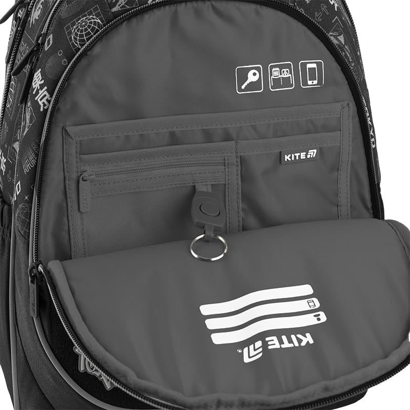 Рюкзак з ортопедичною спинкою для молодших класів KITE Education K25-700M-3 Tokyo (000995265) - фото 12 Рюкзак з ортопедичною спинкою для молодших класів KITE Education K25-700M-3 Tokyo (000995265) - фото 12