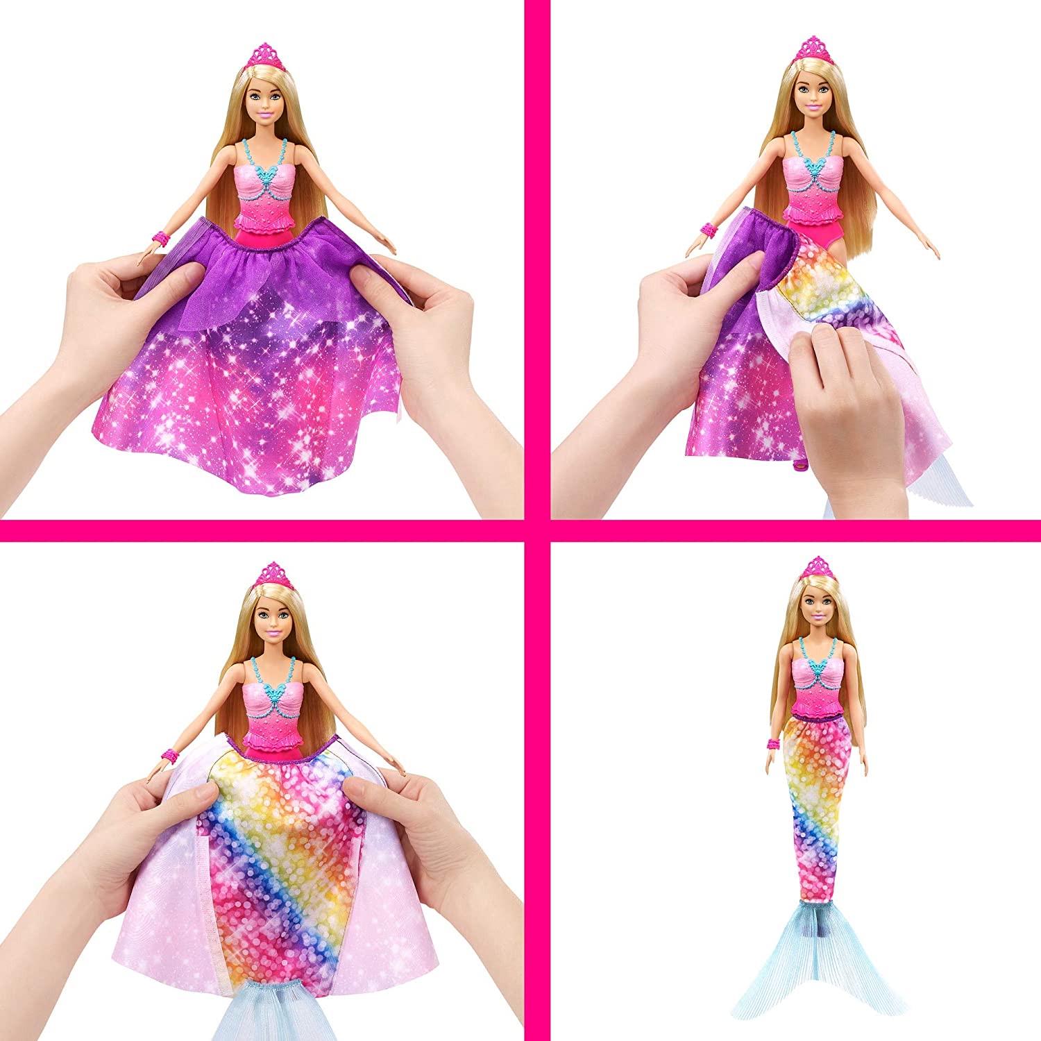 Лялька Barbie Dreamtopia 2в1 Princess to Mermaid Fashion (BR0203) - фото 3