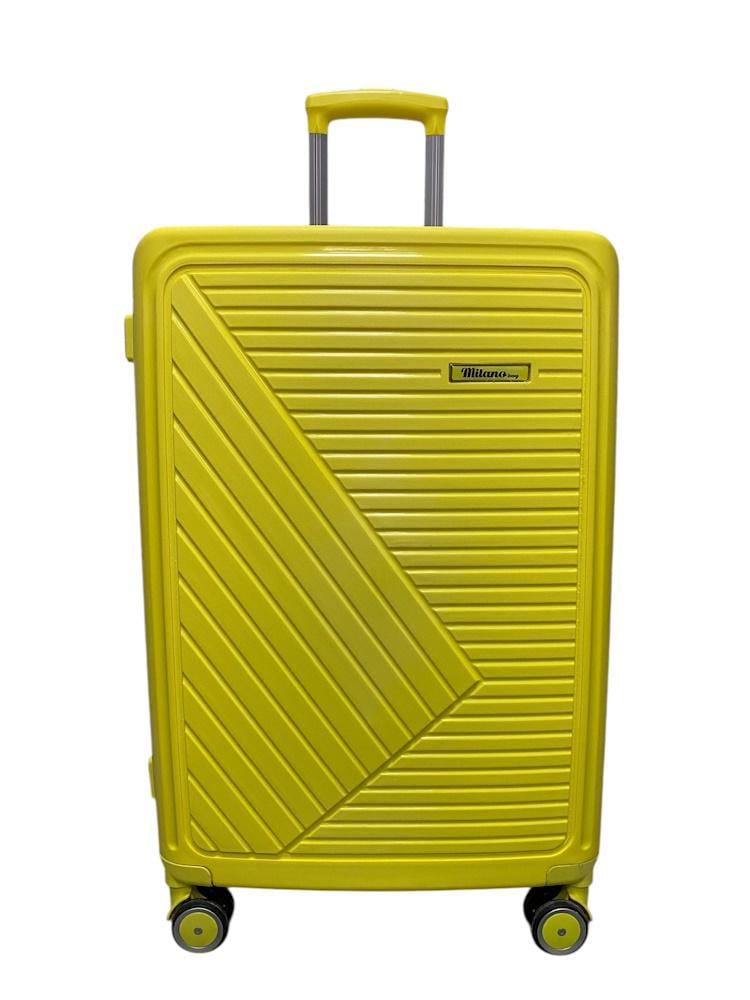 Чемодан средний Milano bag 050 полипропилен M Желтый