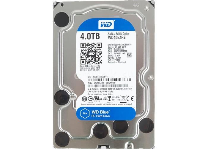 Жесткий диск Western Digital Blue 4TB 3.5" (WD40EZRZ)