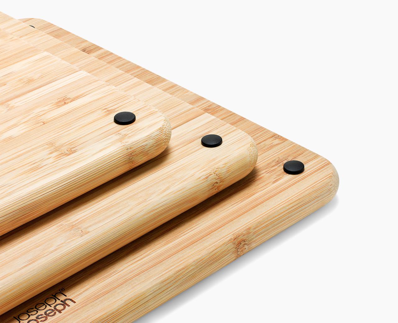 Набор разделочных досок Joseph Joseph 1000077 бамбуковых Folio 3 шт. с черным кейсом из нержавеющей стали (1000077) - фото 5 Набор разделочных досок Joseph Joseph 1000077 бамбуковых Folio 3 шт. с черным кейсом из нержавеющей стали (1000077) - фото 5