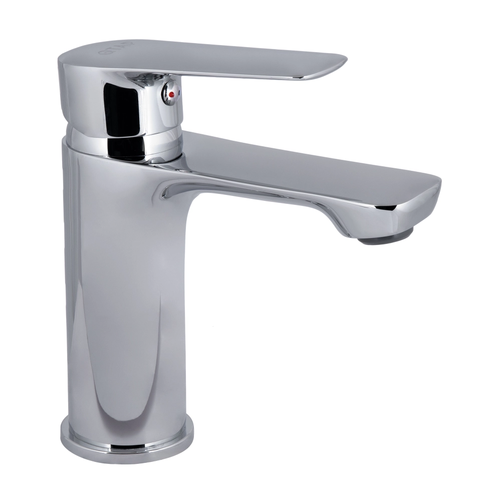Змішувач для раковини низький Qtap Leo Chrome (k35)