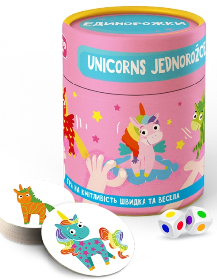 Настільна гра DoDo Єдиноріжки 300291 на уважність та швидкість для 1-5 гравців від 3 років (28871050)