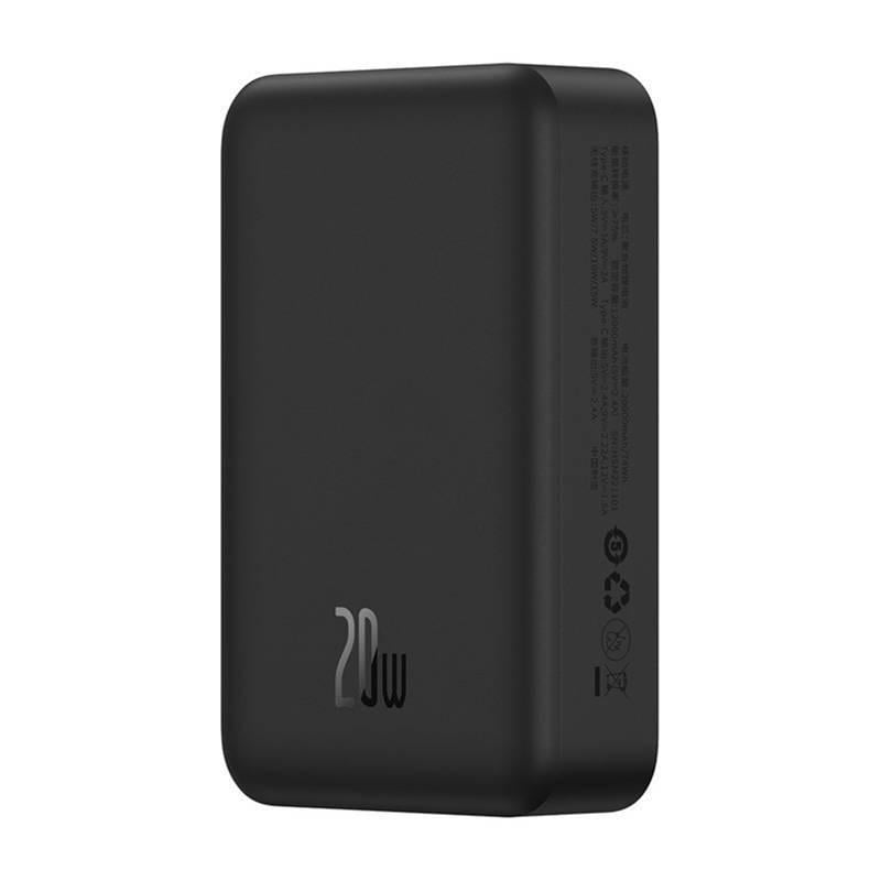 Повербанк BASEUS Magnetic Mini Wireless Fast Charge 20W 20000 mAh Black (PPCX150001) - фото 6