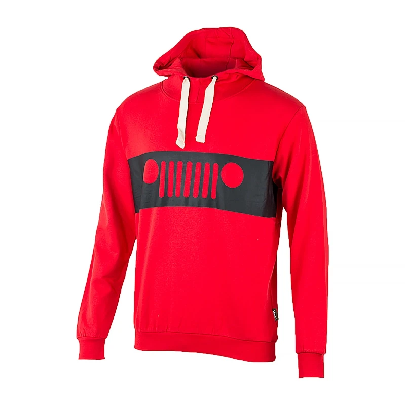 Худи мужское JEEP HOODED SWEATSHIRT GRILLE Print S Красный (O102565-R699 S)