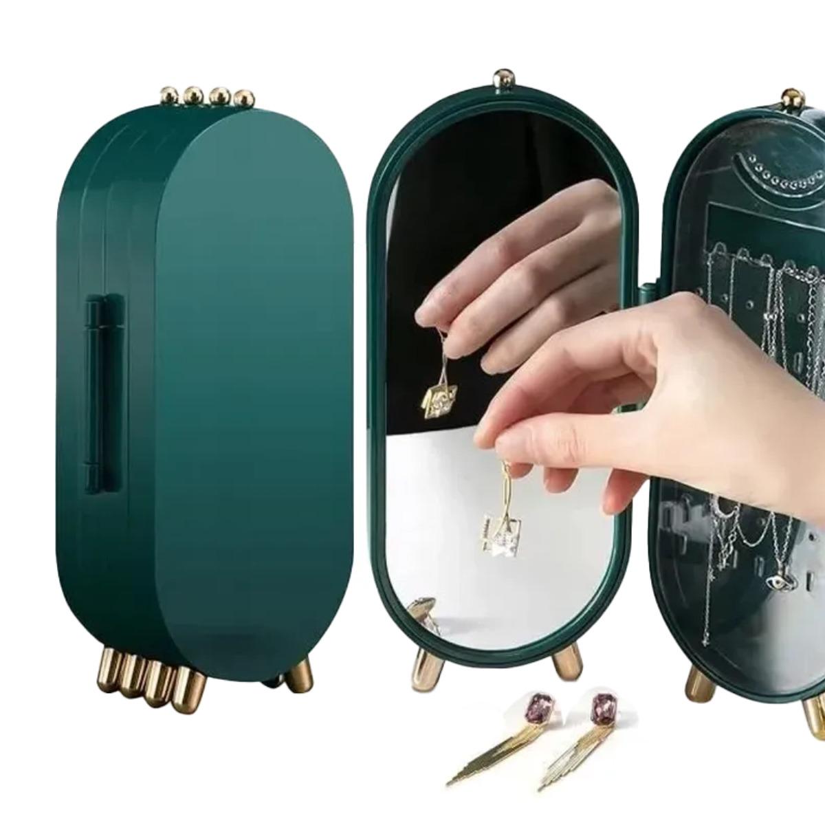 Шкатулка с зеркалом Jewelry Storage Box для хранения ювелирных украшений - фото 4