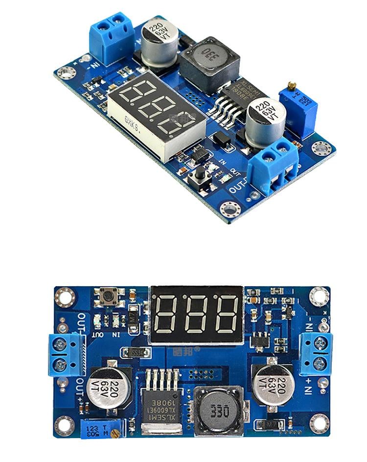 Преобразователь напряжения XL6009 с индикатором DC-DC (1-77-15) - фото 2