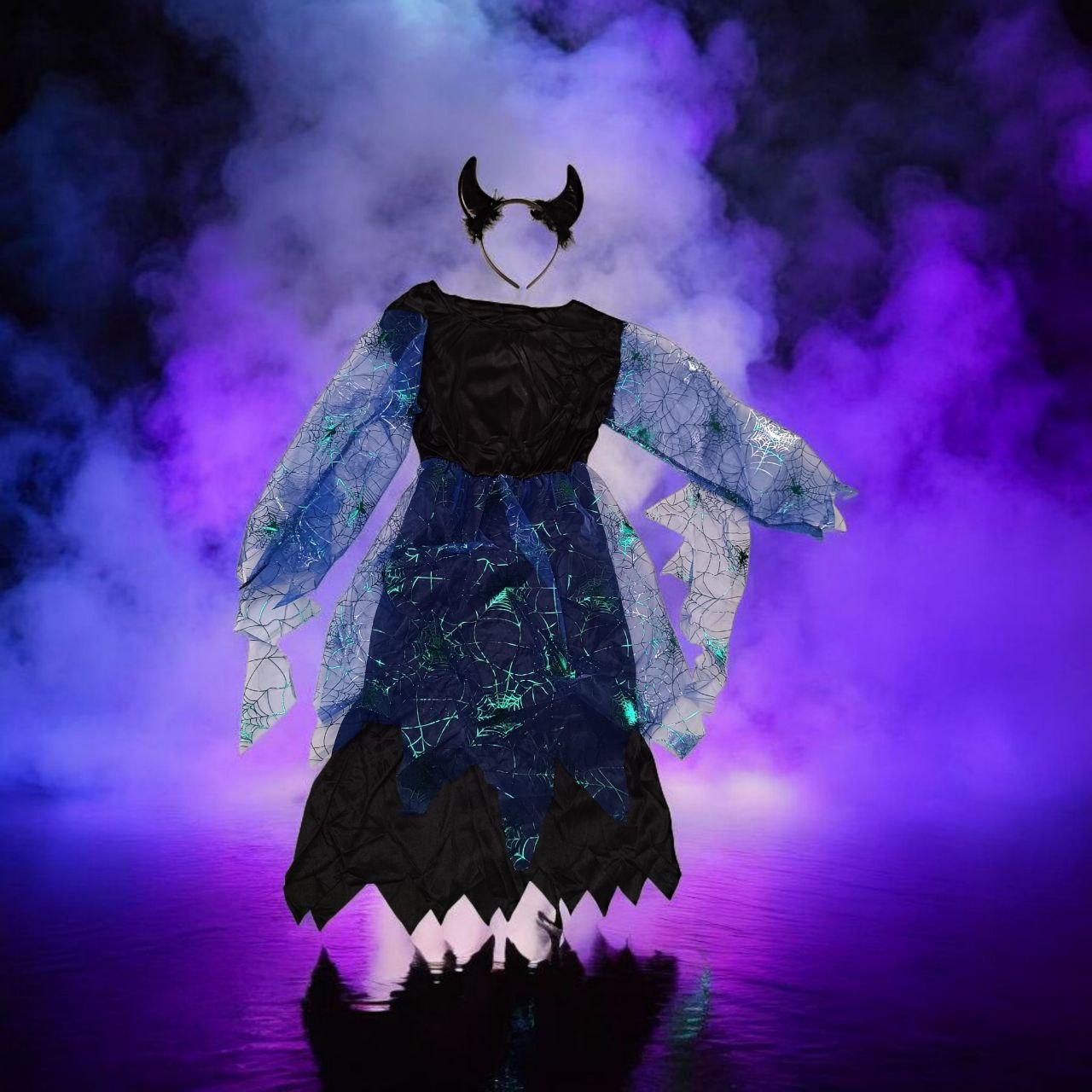 Костюм-чортика для дівчинки та обідок Ріжки 8-12 років (2776398921) - фото 2 Костюм-чортика для дівчинки та обідок Ріжки 8-12 років (2776398921) - фото 2