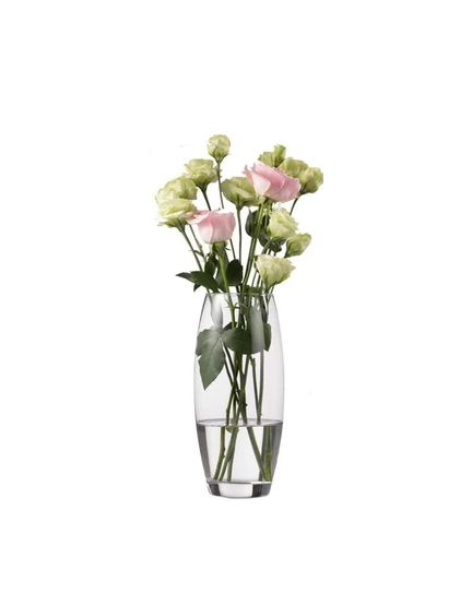 Ваза для квітів і декору скляна 26 см Прозорий (RO02474)