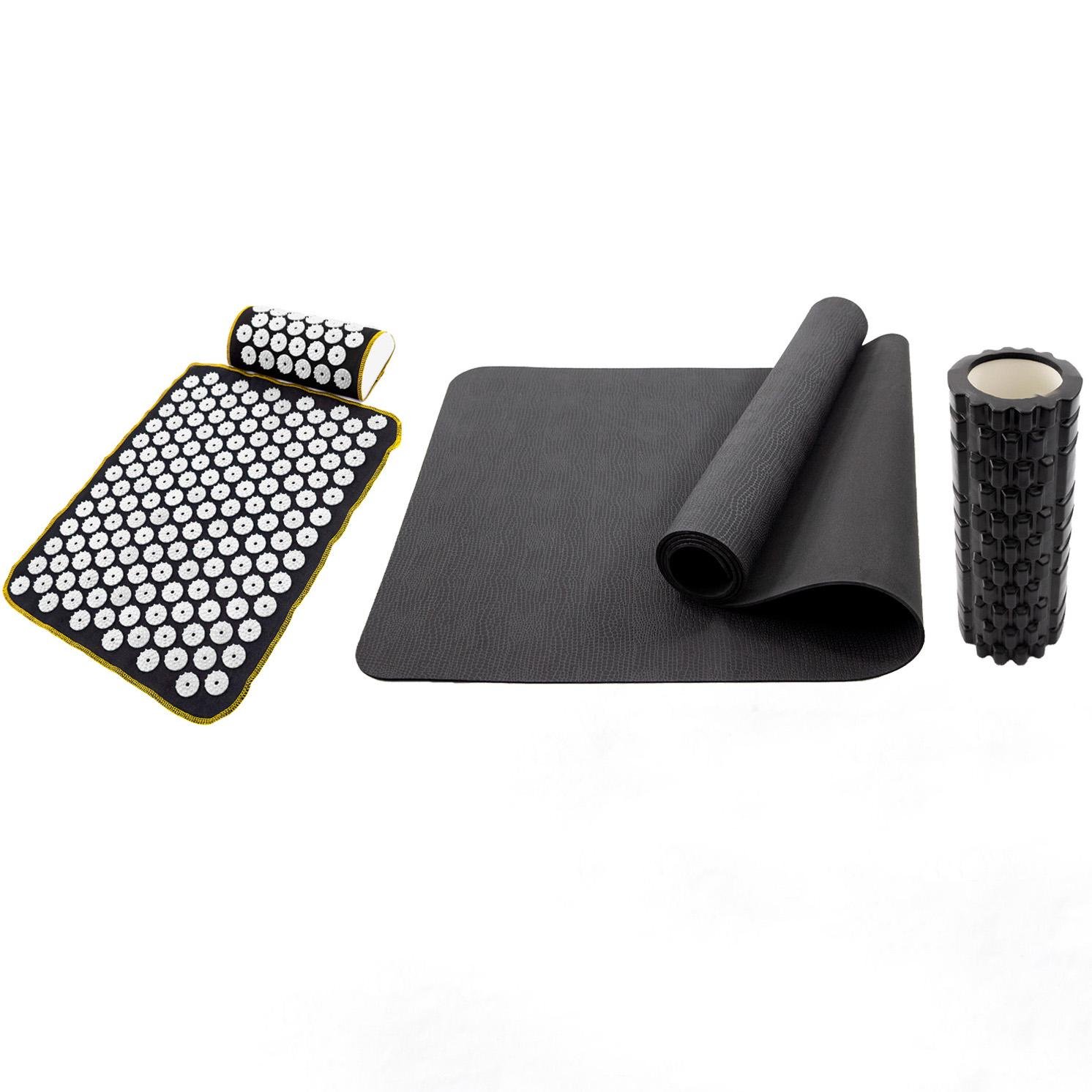 Набор OSPORT Set 111 коврик для йоги/аппликатор Кузнецова/массажный ролик (n-0144-01-0102-01)