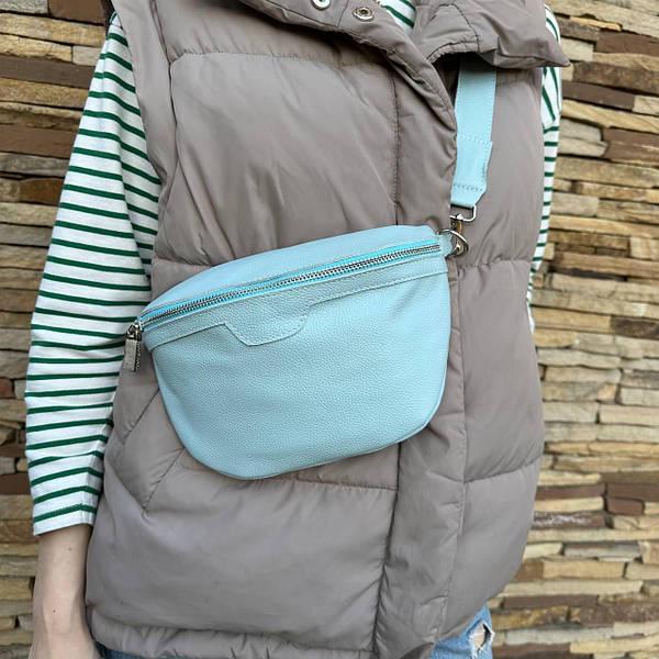 Сумка-бананка женская Kirs Голубой (1116Г) - фото 2