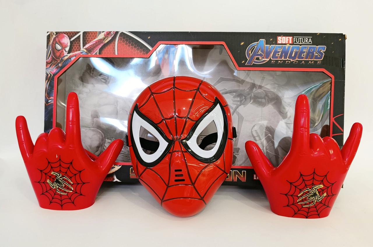Набор человек-паук маска и перчатки 47х24х7 см - фото 5