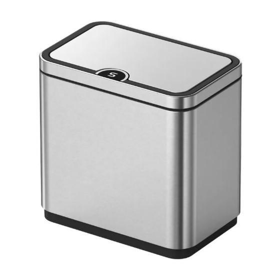 Ведро для мусора KOER TC-020212-02 сенсорное прямоугольное 12 л Нержавеющая сталь (KR5584)
