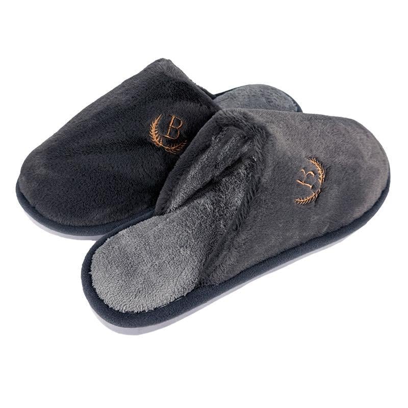 Тапочки домашні чоловічі 10272-3 p. 42 27 см Сірий - фото 3 Тапочки домашні чоловічі 10272-3 p. 42 27 см Сірий - фото 3