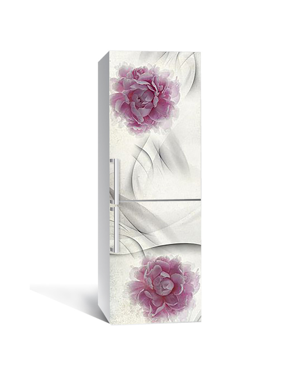 Наклейка 3D на холодильник Zatarga "Пышные бутоны" виниловая 650х2000 мм Наклейка 3D на холодильник Zatarga "Пышные бутоны" виниловая 650х2000 мм