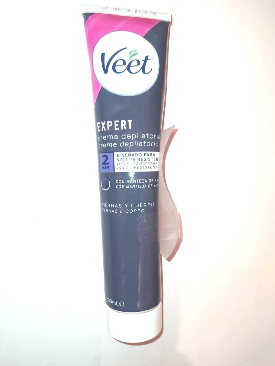 Крем для депиляции женский Veet с маслом ши с лопаткой 200 мл