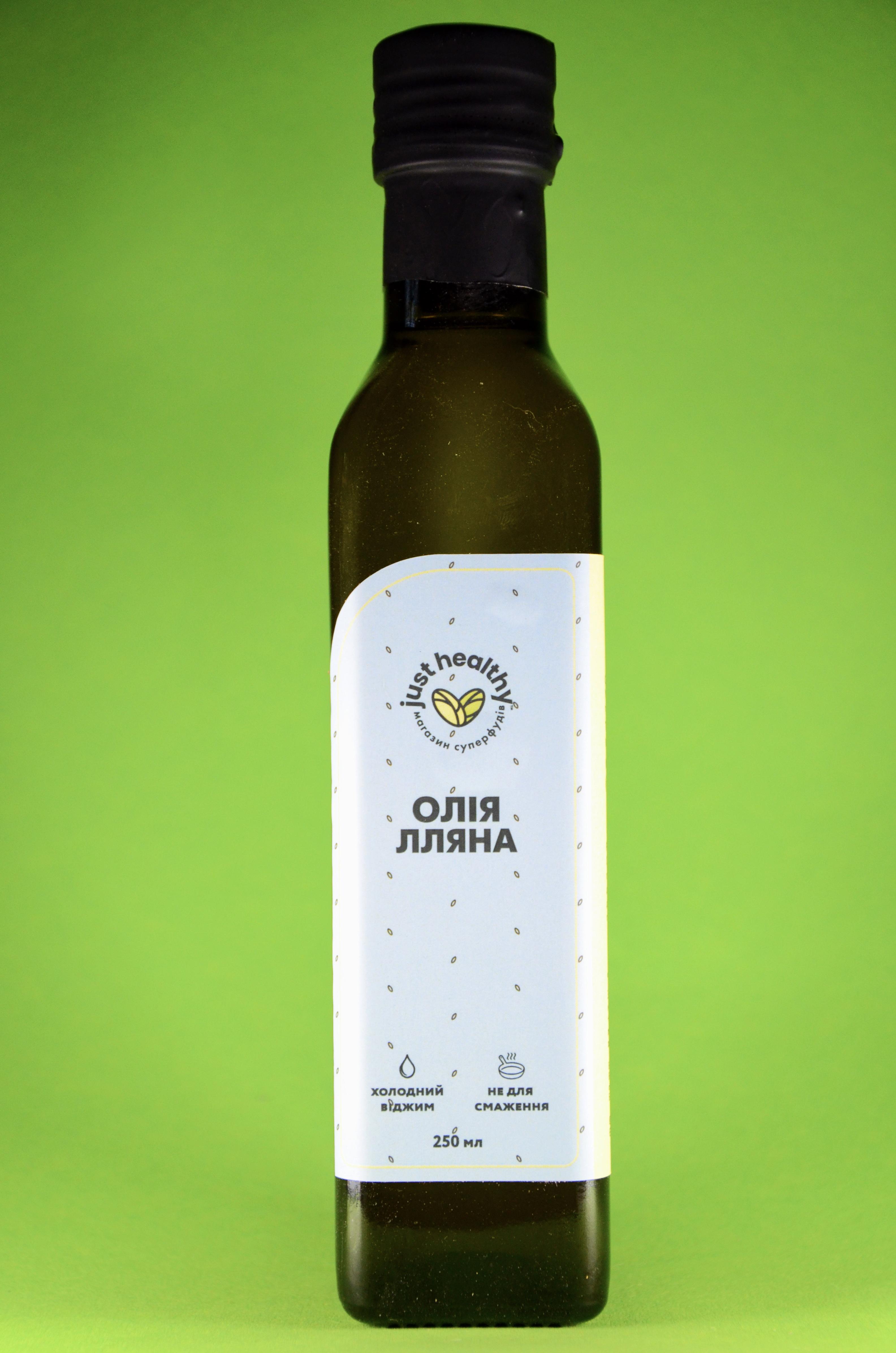 Олія льняна сиродавлена 250 мл Олія льняна сиродавлена 250 мл