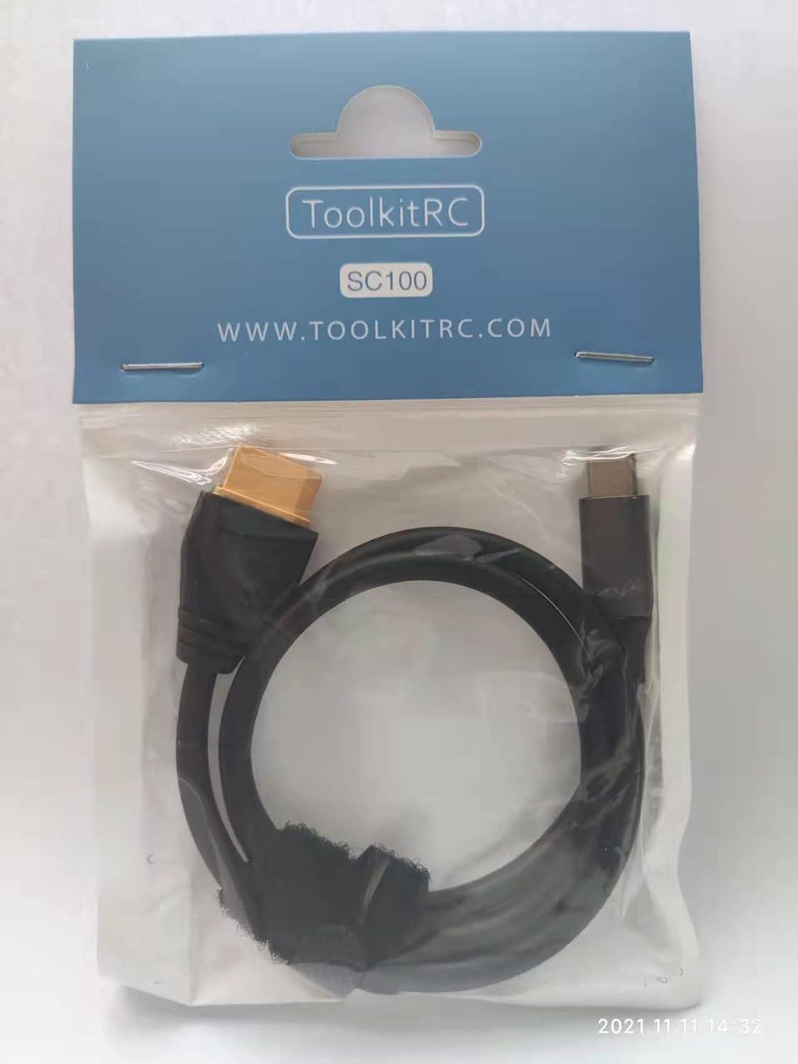 Кабель для заряджання Toolkitrc SC100 Type-C to XT60 Black (00288) - фото 3 Кабель для заряджання Toolkitrc SC100 Type-C to XT60 Black (00288) - фото 3