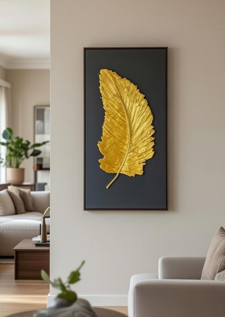 Картина ручной работы Zilini MC0606 Перо 60x120 см (31549052) Картина ручной работы Zilini MC0606 Перо 60x120 см (31549052)