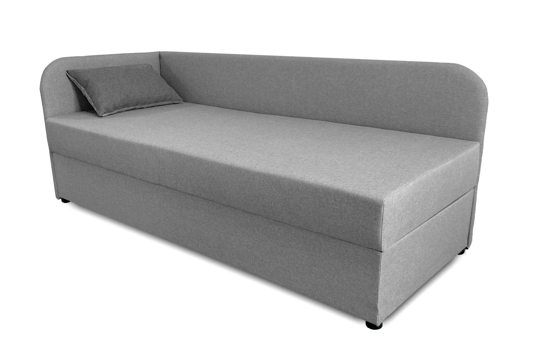 Диван-ліжко Альфа 198х80 см Світло-сірий (25484929) - фото 5 Диван-ліжко Альфа 198х80 см Світло-сірий (25484929) - фото 5