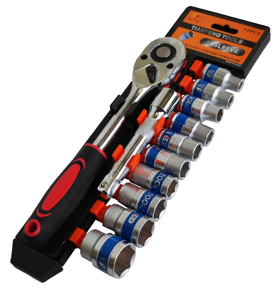 Набор головок 1/2" с трещоткой 12 ед. (51942)