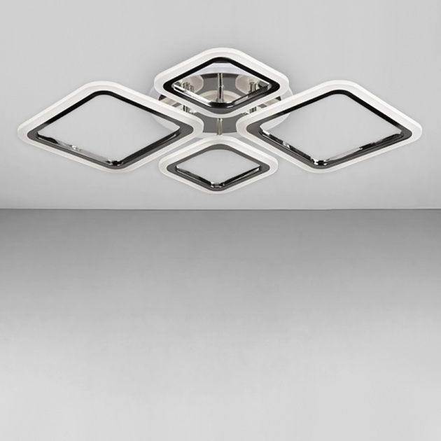 Люстра светодиодная Svet 96+20W Хром (SL-5331/2+2 CR+RGB DIMMER)