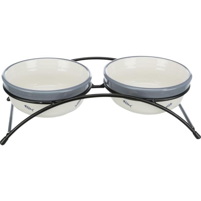 Стойка с 2 мисками 2x0,3 л Ø 12 см (TX-24790)
