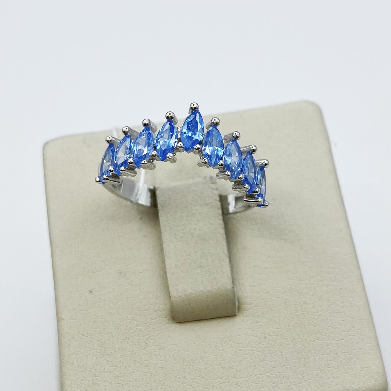 Кольцо серебряное Дорожка с кубическим цирконием р. 17,5 1,98 г (1974589349)