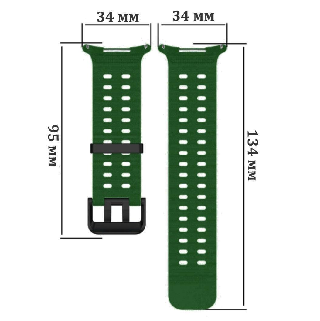 Ремешок силиконовый Primolux Ocean для часов Samsung Galaxy Watch Ultra 47 мм Dark Green (SM-L705) - фото 5 Ремешок силиконовый Primolux Ocean для часов Samsung Galaxy Watch Ultra 47 мм Dark Green (SM-L705) - фото 5