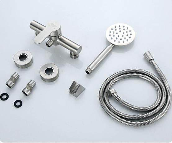 Смеситель для душа Aqua Compact из нержавеющей стали с шлангом и лейкой (SUS304_1025) - фото 3 Смеситель для душа Aqua Compact из нержавеющей стали с шлангом и лейкой (SUS304_1025) - фото 3