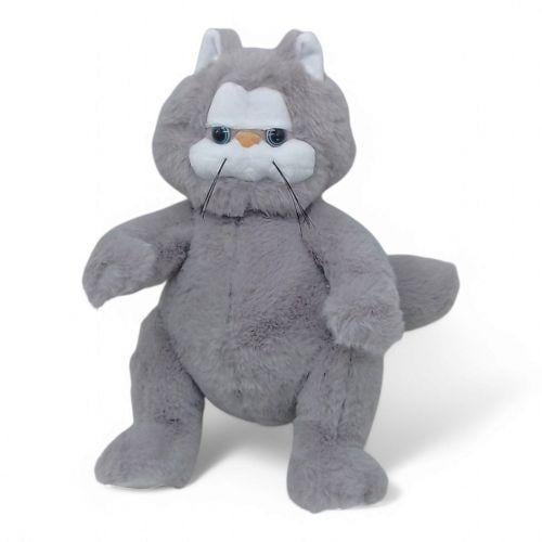Мягкая игрушка Кот сидящий 26 см Серый (2987477937)